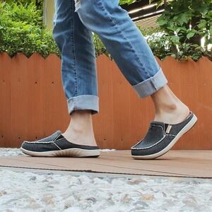 Gecko Man Walk‎ Hero Arch Support Slipper Mules Size 10 Comfort Indoor/Outdoor